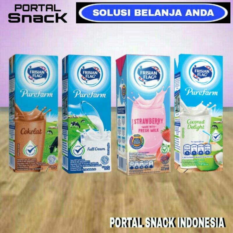 

FRISIAN FLAG Purefarm susu UHT 225 ml