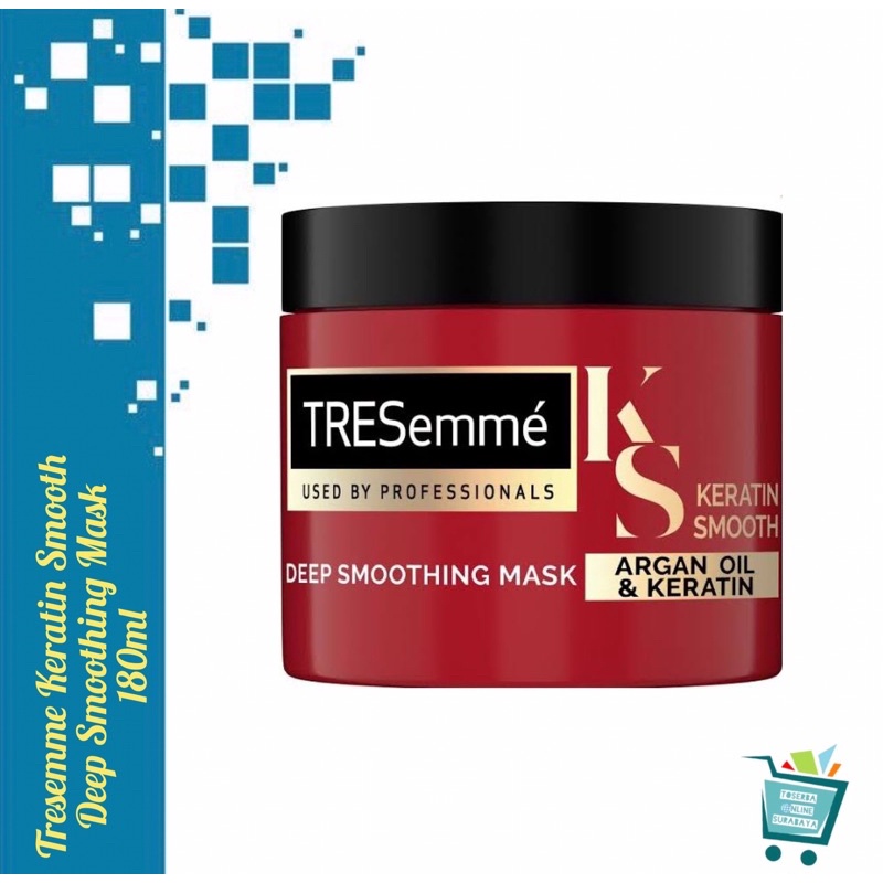 Jual Tresemme Keratin Smooth Deep Smoothing Hair Mask 180ml Shopee