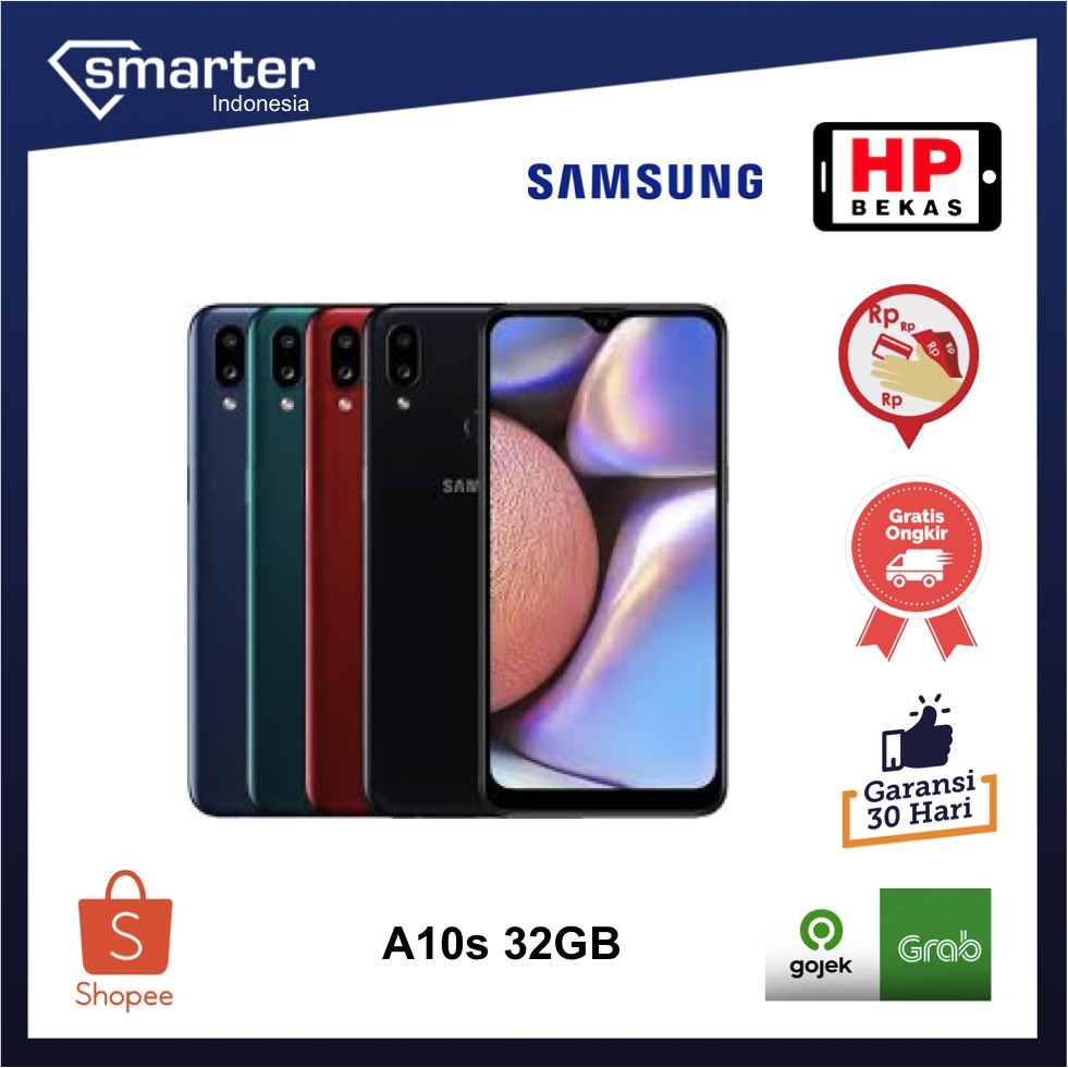 Samsung Galaxy A10s 32GB Full Set Handphone Second SEIN