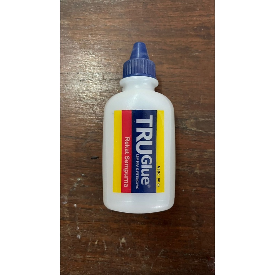 Lem Pipa Truglue | Lem Pipa Ruglue 60gr | Lem Pipa PVC Rucika