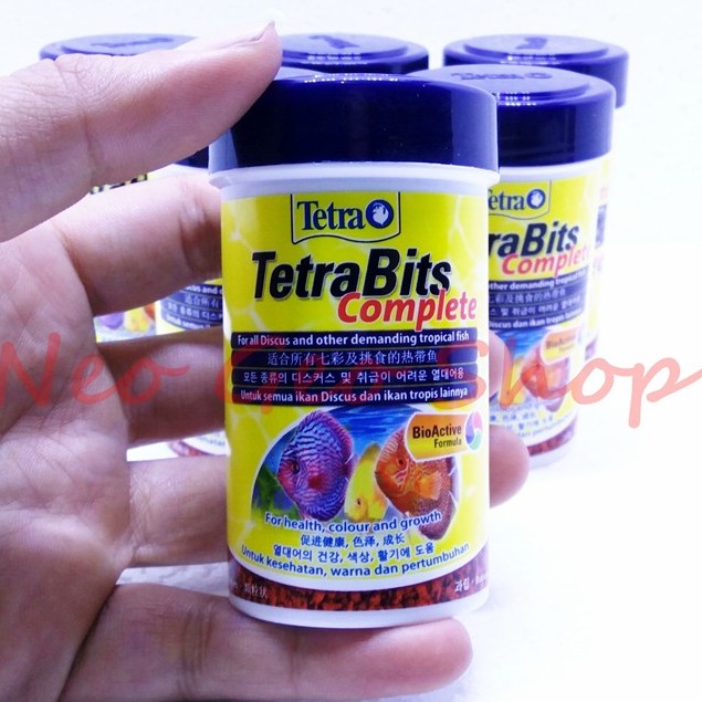 makanan pakan ikan Tetra Bits tetrabits Complete Granules 30gr /100ml