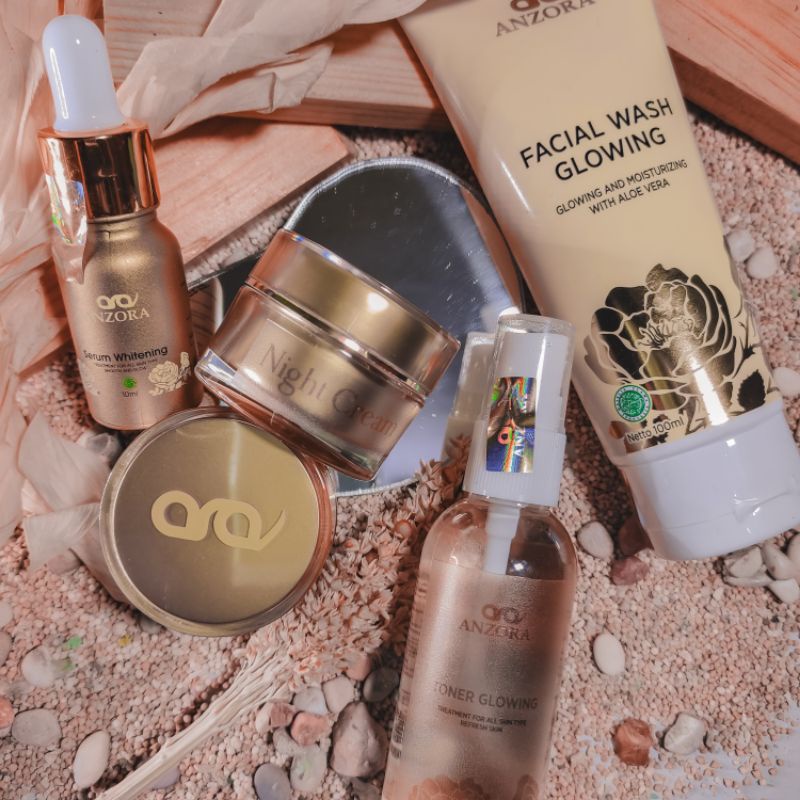 Skincare Anzora Paket Glow/Acne/ADS [HALAL & BPOM]