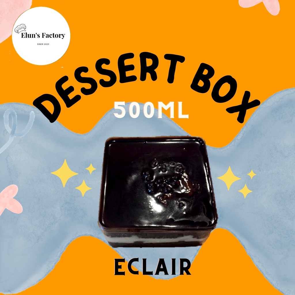 

[Dessert Box Viral 500ML ] Rasa Eclair