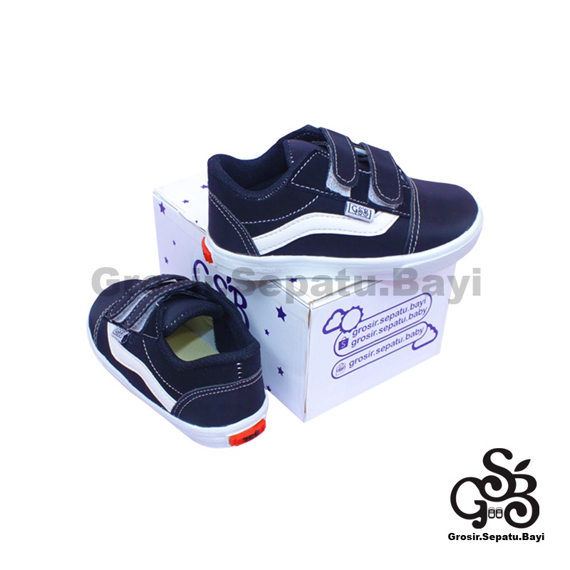 sepatu sneakers anak sepatu anak laki laki sepatu anak perempuan model casual LONDON kids HITAM ringan fleksibel &amp; Anti Slip