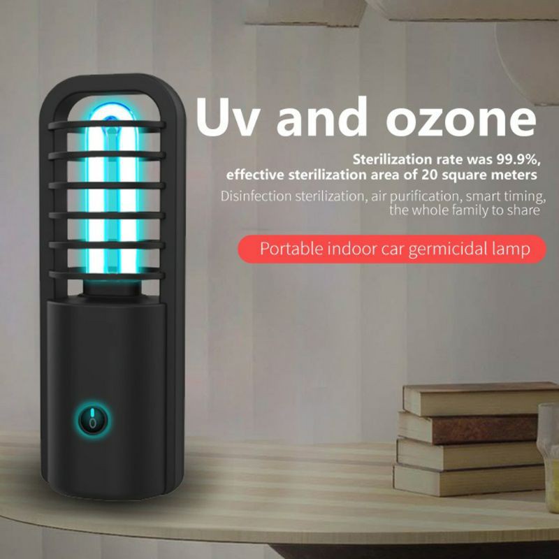 GS8 Lampu UV Portable Disinfektan Germicidal Lamp Sterilization 800mAh FangNymph UVC86