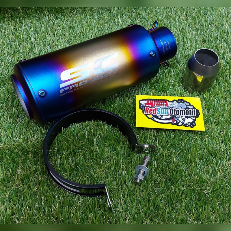 Knalpot IMPORT TAIWAN SC project Pelangi Bakaran CBR cb Nmax Aerox Satria fu sonic mx R15 xsr
