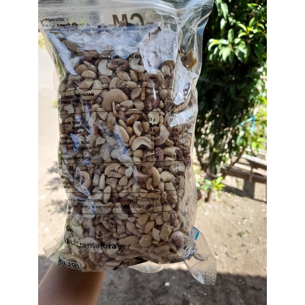 

kacang mede mente pecah murah 1kg