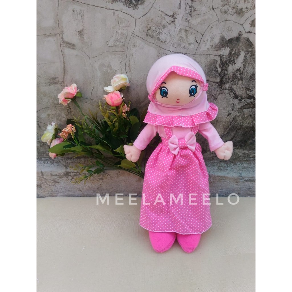 Promo !!! Boneka muslimah  boneka meelameelo Boneka Edukasi