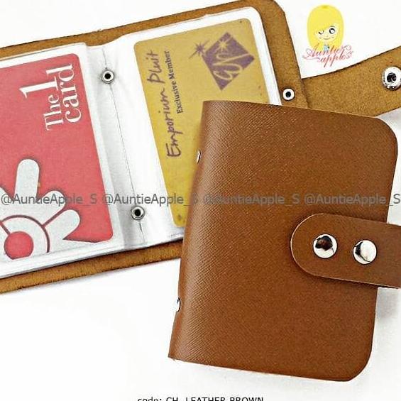 

Leather Card Holder/ Dompet Kartu Kredit/ Cardholder / Leather Brown