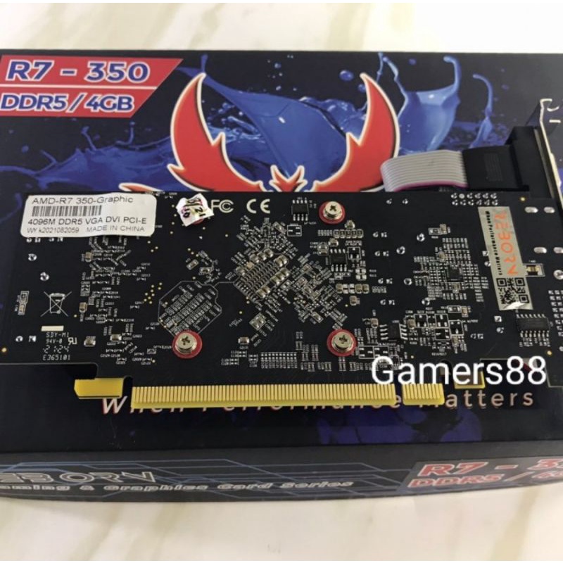 VGA CARD Ati Radeon AMD R7 350 4GB DDR5 128Bit