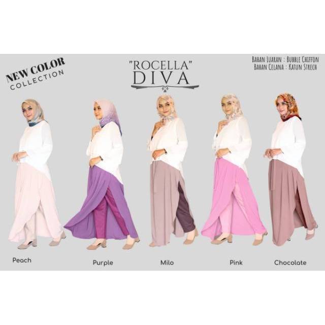 Rocella Original Best Seller - Celana rok - Rok Celana Rocella diva ori Rocella