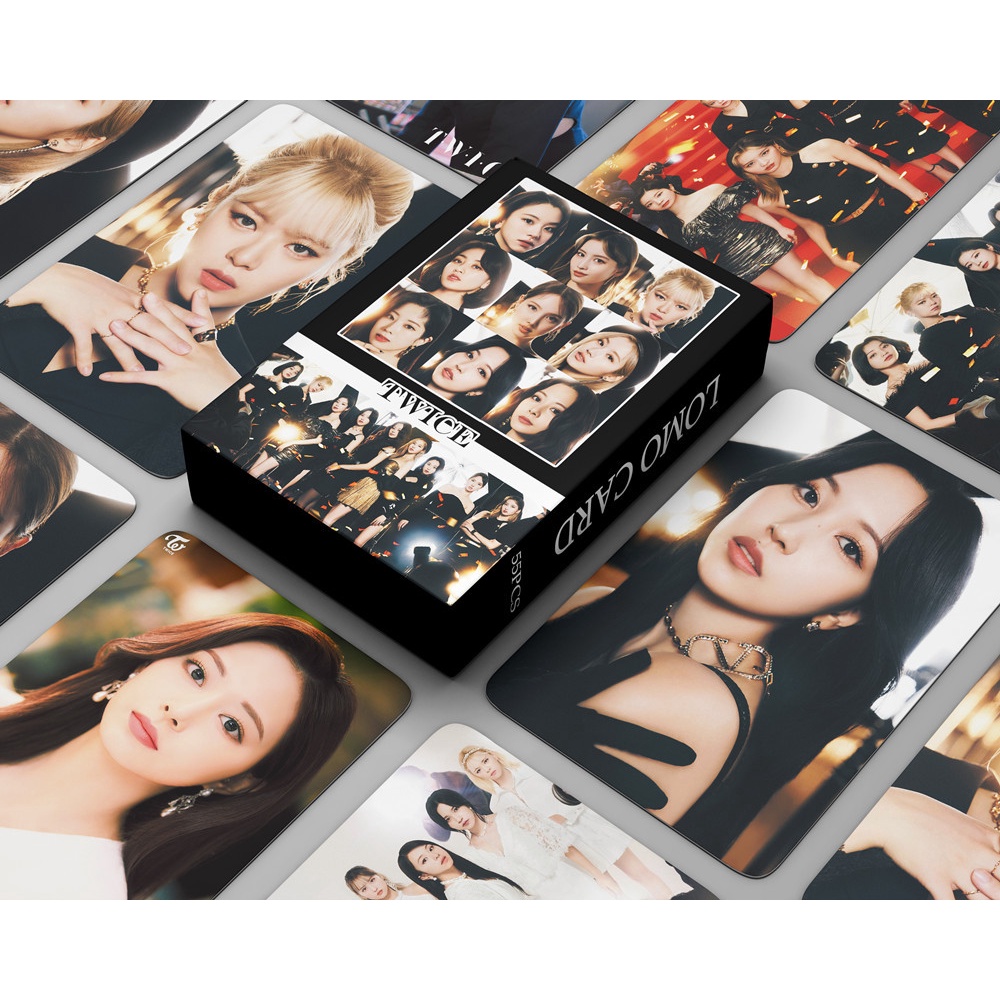 55pcs / Kotak Kartu Foto TWICE 2022 Album LOMO