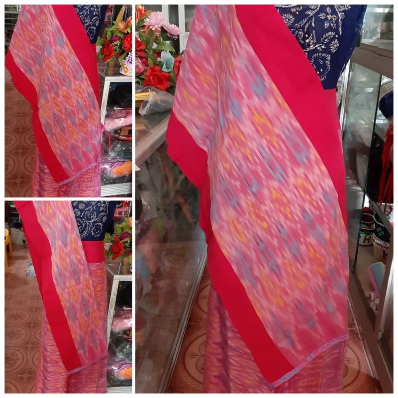 SONGKET ULOS TENUN TRADISIONAL BATAK MAULANA FULL PINK TENUN TANGAN TARUTUNG BAWAHAN KEBAYA