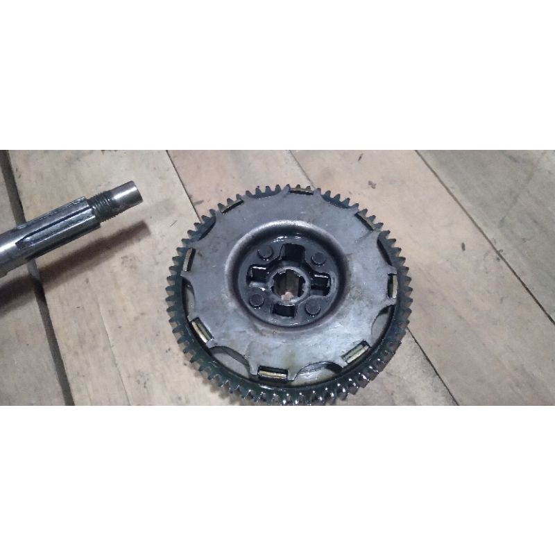 kampas kopling suzuki crystal/tornado set ori