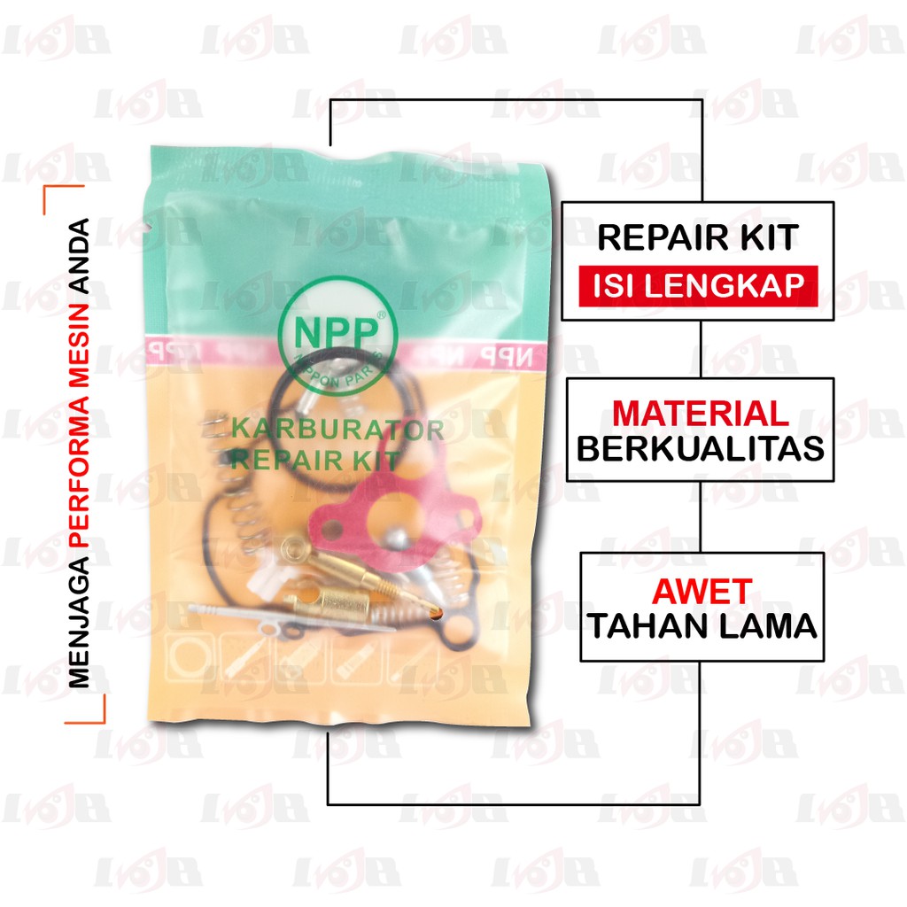 NPP RepairKit Karburator Smash Titan Parkit Carburator Daleman Karbu