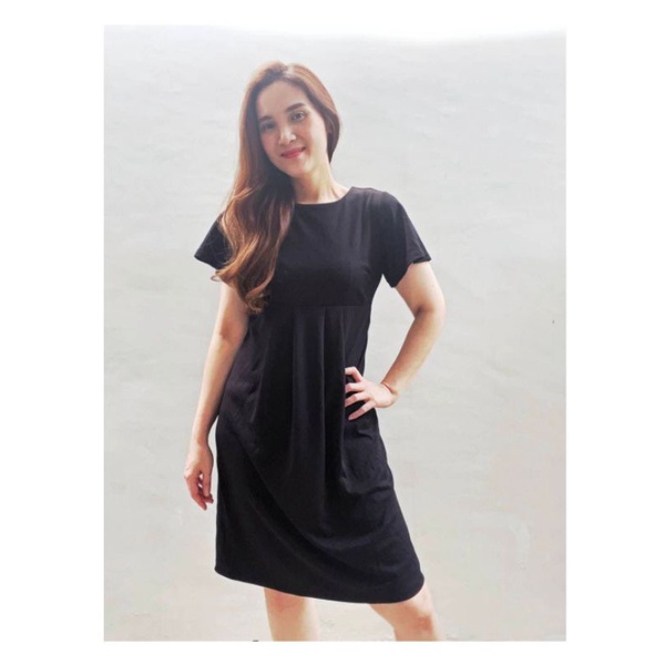 Old navy black bodycon short sleeve dress