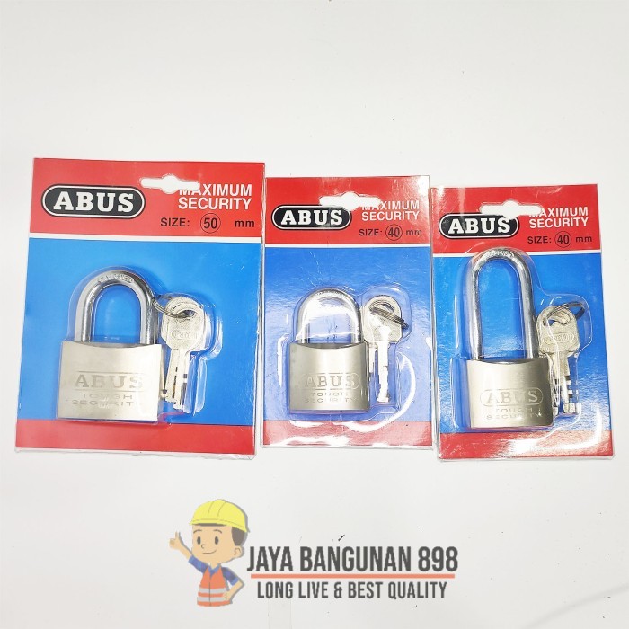 GEMBOK NEKEL ABUS PANJANG ATAU PENDEK - Pendek, 30mm JB898