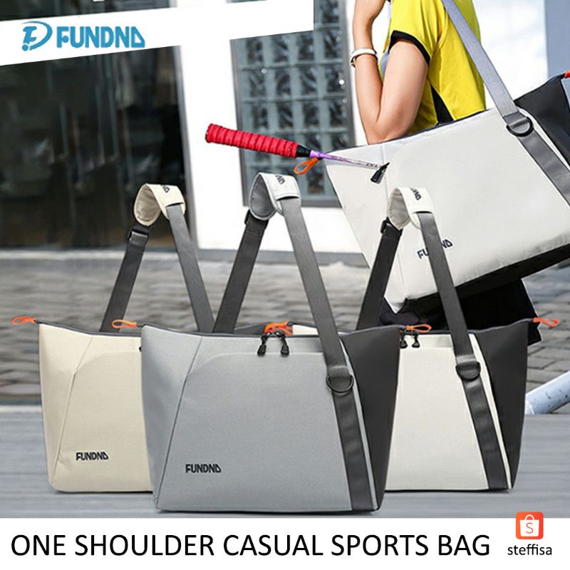 TAS RAKET FUNDNA F711 | olahraga badminton one shoulder casual sports gym bag stylish minimalist original new impor