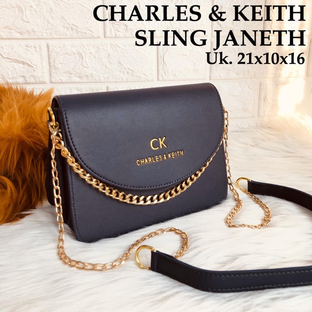 BEST SELLER TAS  WANITA CHARLES  KEITH  SLING JANETH 