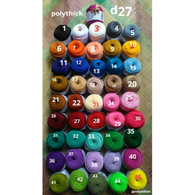 Benang rajut polythick onitsuga