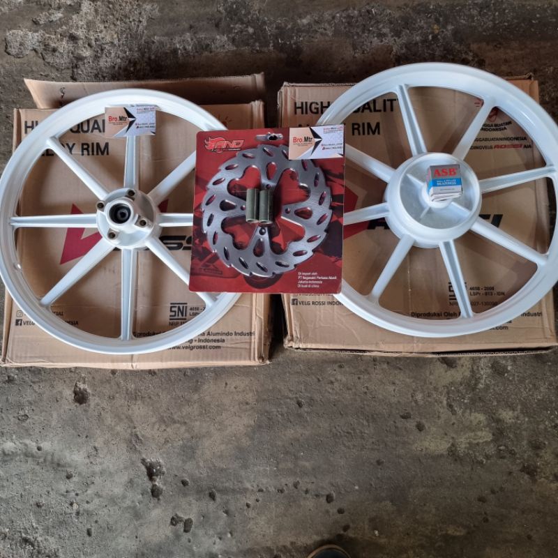 velg palang 8 vrossi rxking/ vixion old/ vixion tromol  ring 17