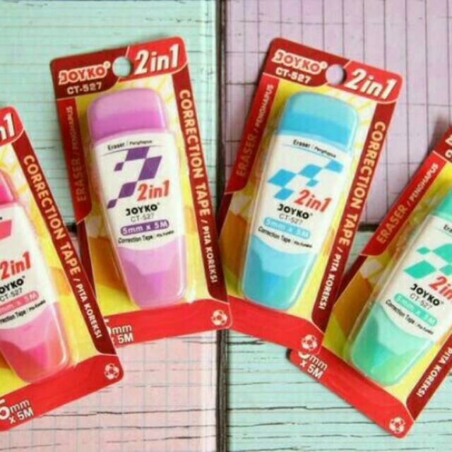 

Correction tape joyko 2IN 1 CT-527