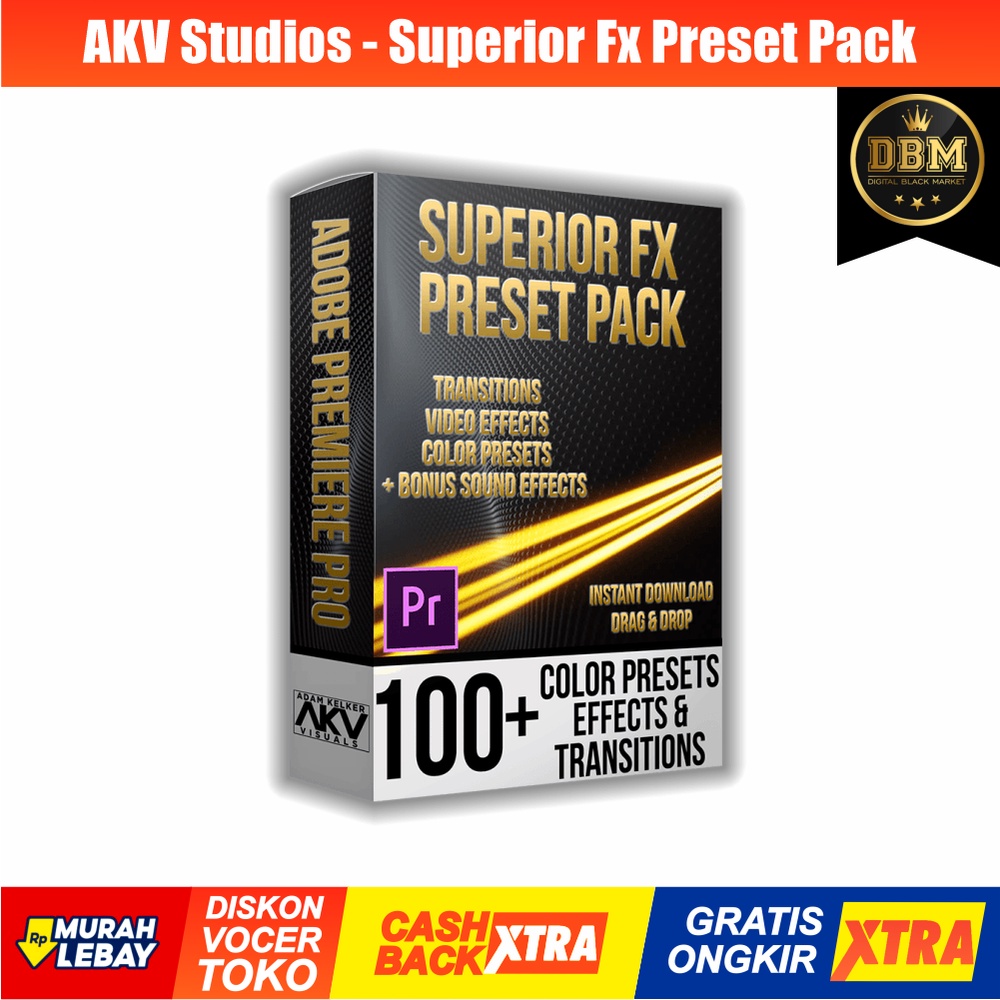 AKV Studios - Superior Fx Preset Pack - Premiere Pro