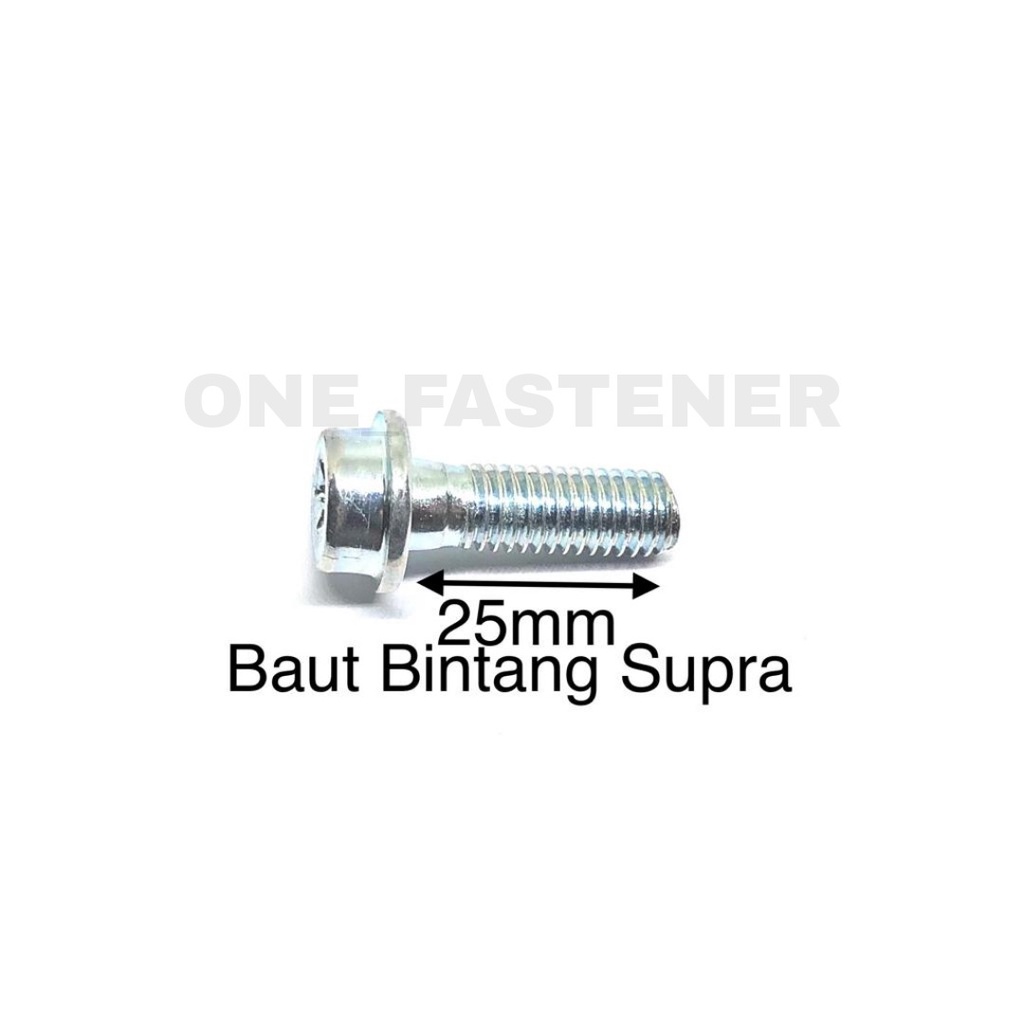 20 Pcs Baut Bintang Supra M8x25 disc cakram kaliper honda karisma revo blade