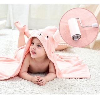 Selimut Hoodie Karakter Lucu Selimut Topi Anak Ukuran 77x120cm Hooded Leisure Blanket Tidur Fleece