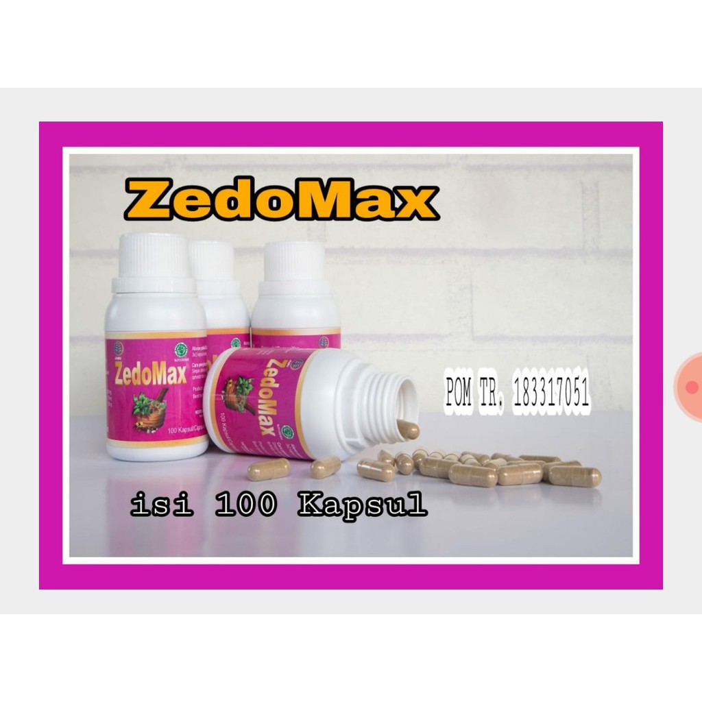 Zedomax Obat Kanker Dan Tumor Original 100 Bpom Halal Shopee Indonesia
