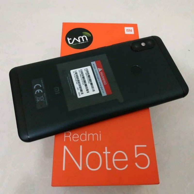 Xiaomi Redmi Note 5 Ram 4/64 Bekas/second/seken Fullset Lengkap