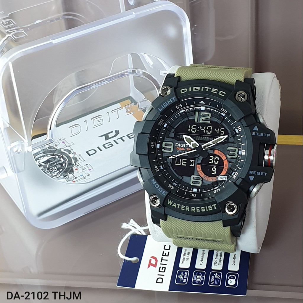 Jam Tangan Pria Digitec Free Box + Kartu Garansi Resmi Original / Jam Tangan Murah.