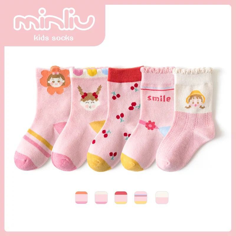 Kaos Kaki Anak Katun Premium Isi 5