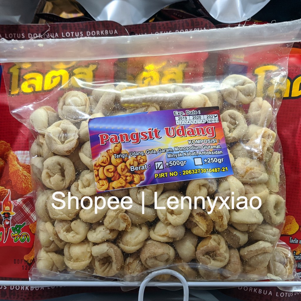 

Snack Lebaran Pangsit Abon Udang - Snack Cemilan Lebaran
