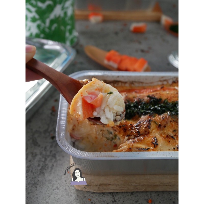 

Salmon Kani Mentai