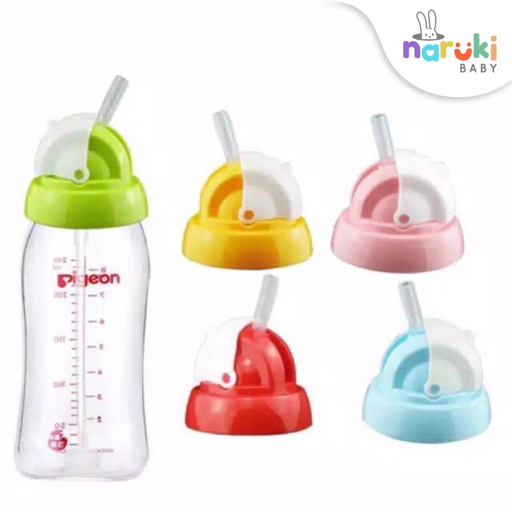 Head Straw / Tutup Botol Sedotan Bayi Pigeon Wide neck