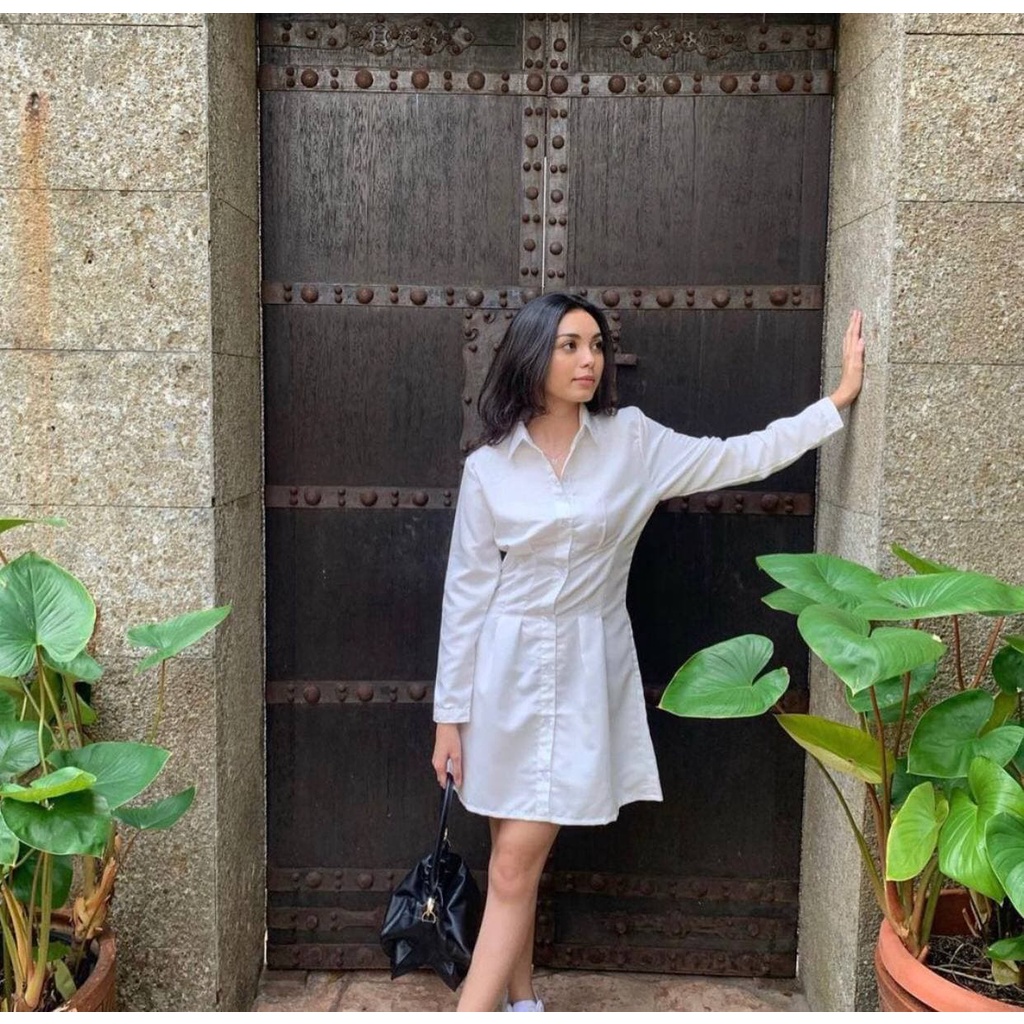 Zara dress premium set vest shirt tennis skirt