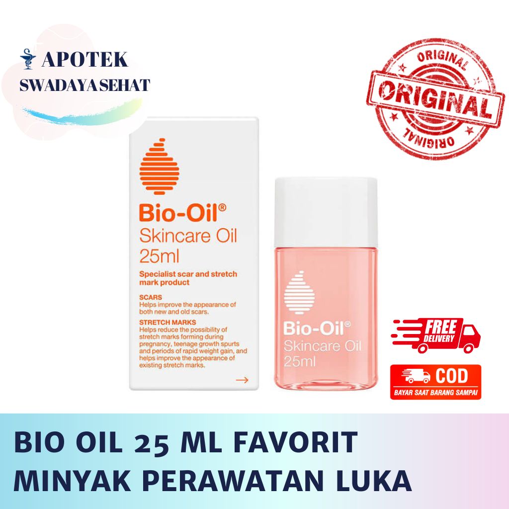 BIO OIL 25ML - Minyak Perawatan Kulit Bekas Luka Biooil Bio Favorit