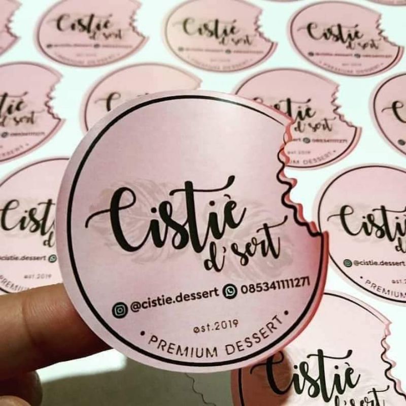 

Cetak Stiker Custom Label kemasan/Label produk Free Design