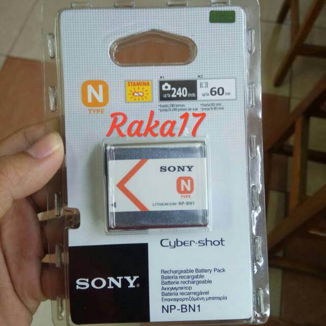 BATERAI CAMERA SONY CYBERSHOOT DSC W560