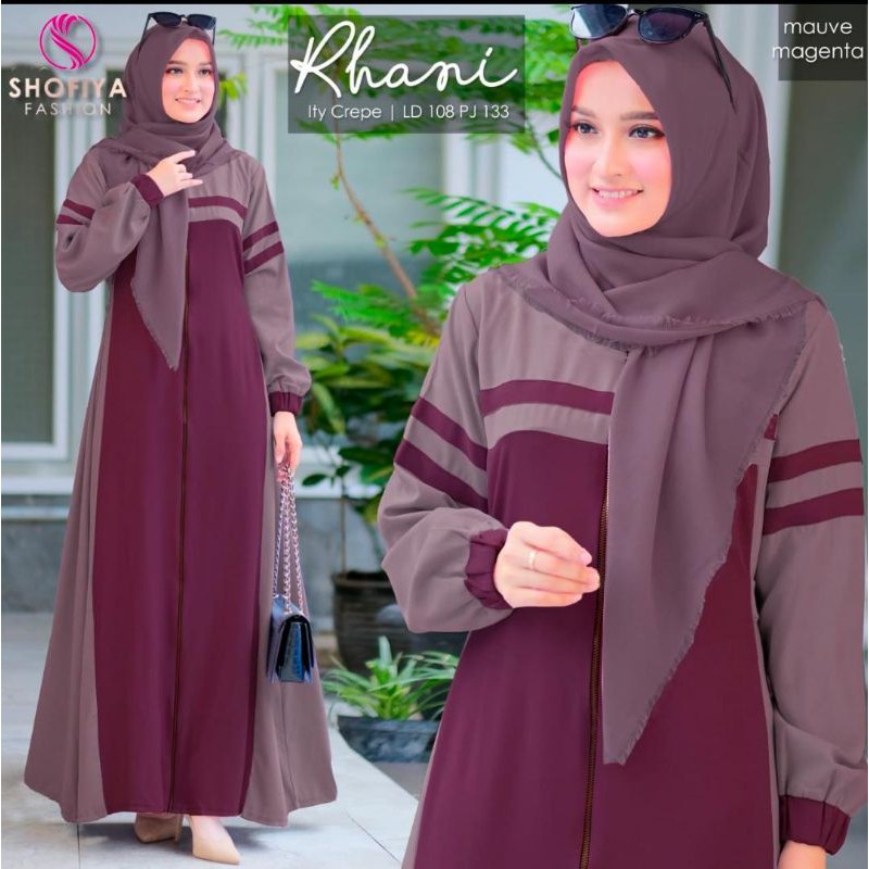 Riani Dress Ori Shofiya gamis cantik ori