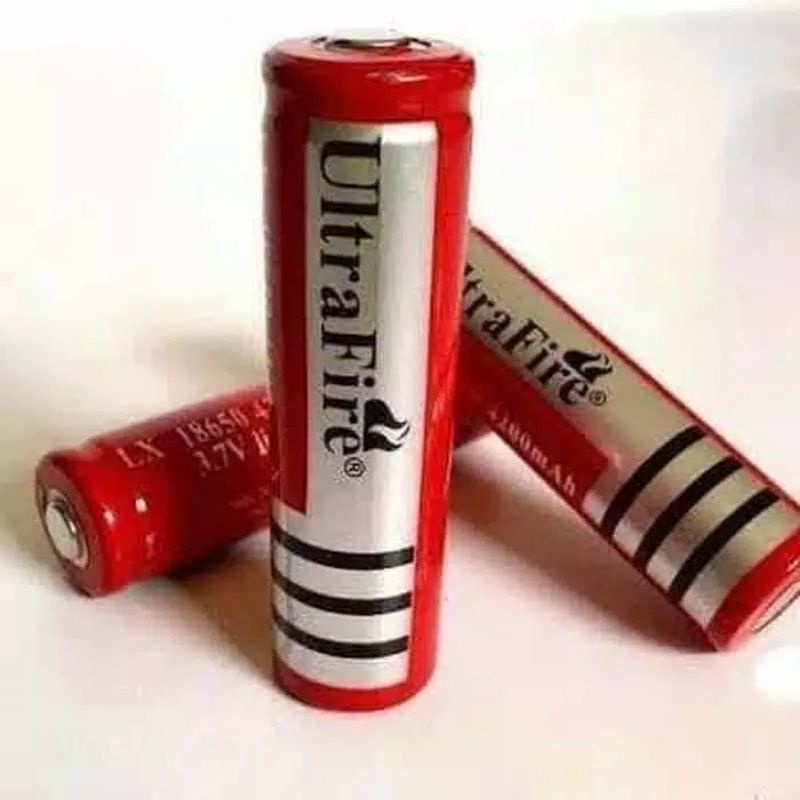 Baterai ultra fire 1860 6800mah 3,7volt baterai cas