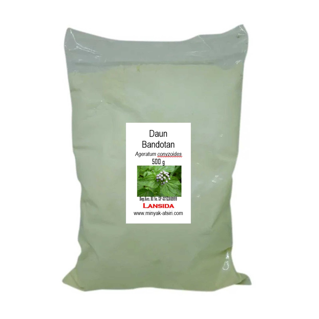 Bubuk Daun Bandotan 500 g Serbuk Wedusan Babadotan Ageratum conyzoides Babandotan