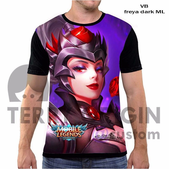 Kaos Mobile legends Freya Terlaris 3d Fullprint