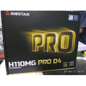 motherboard Biostar H110MG pro D4 socket 1151 garansi 6thn