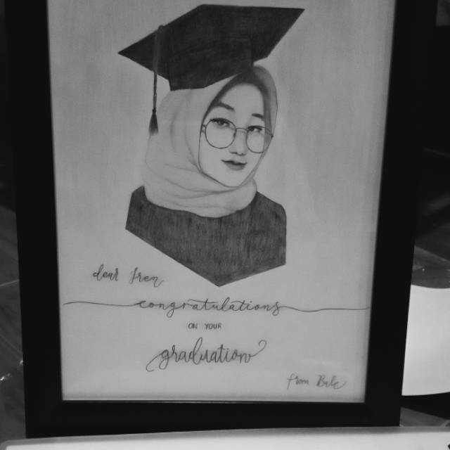 

Sketsa wajah, sketsa pensil, kado wisuda/wedding/ultah unik