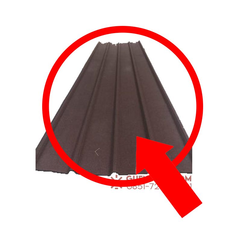 Genteng Metal Spandek Pasir Cokelat