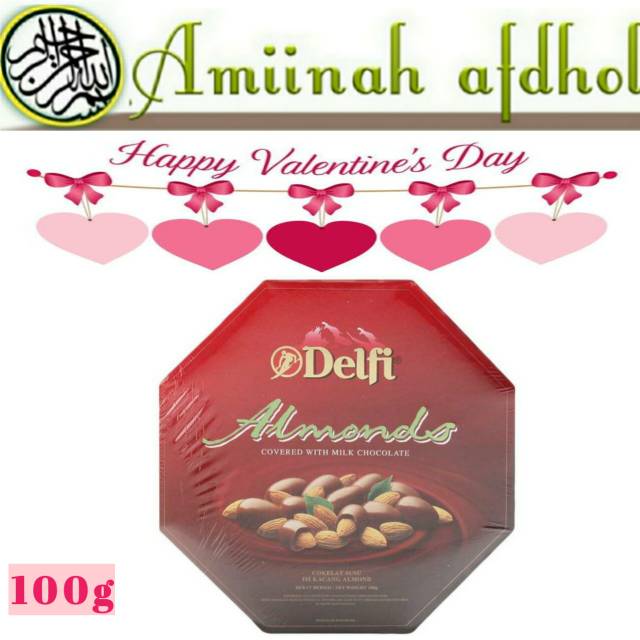 

Delfi Choco Box Almond Cokelat [100 g]
