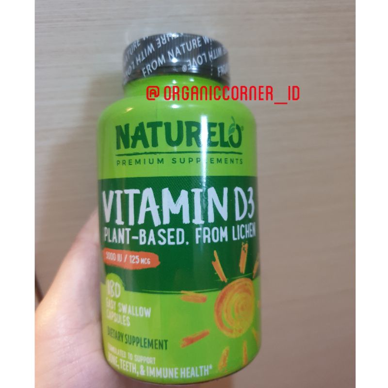 Naturelo Vitamin D3 Plant Based from Lichen