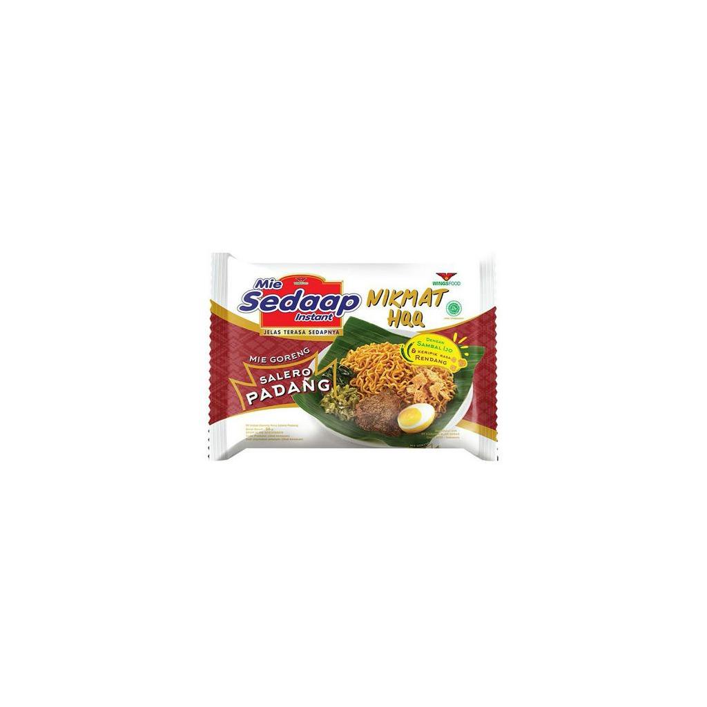 Promo Harga Sedaap Mie Goreng Salero Padang 86 gr - Shopee